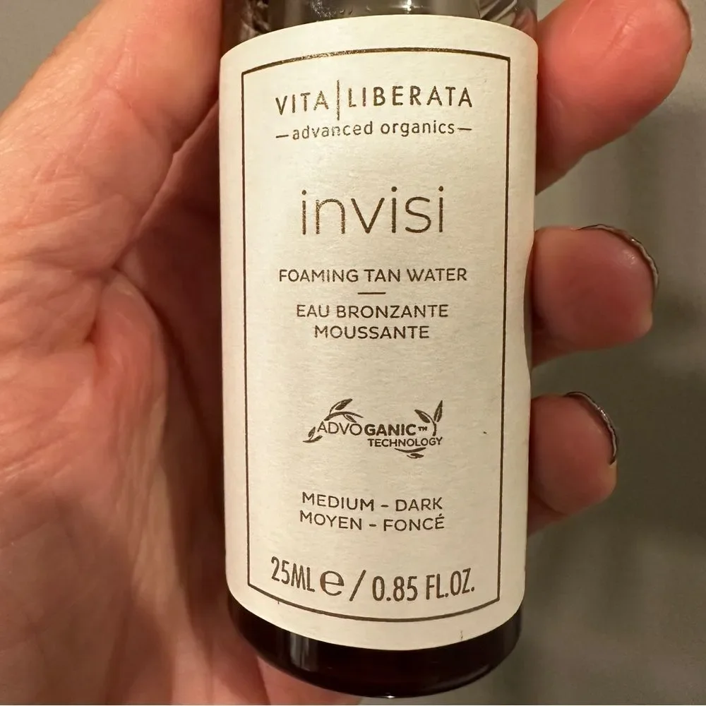 Vita Liberata Invisi Fast Dry Foaming Self Tan Water Shade: Medium-Dark 0.85-oz